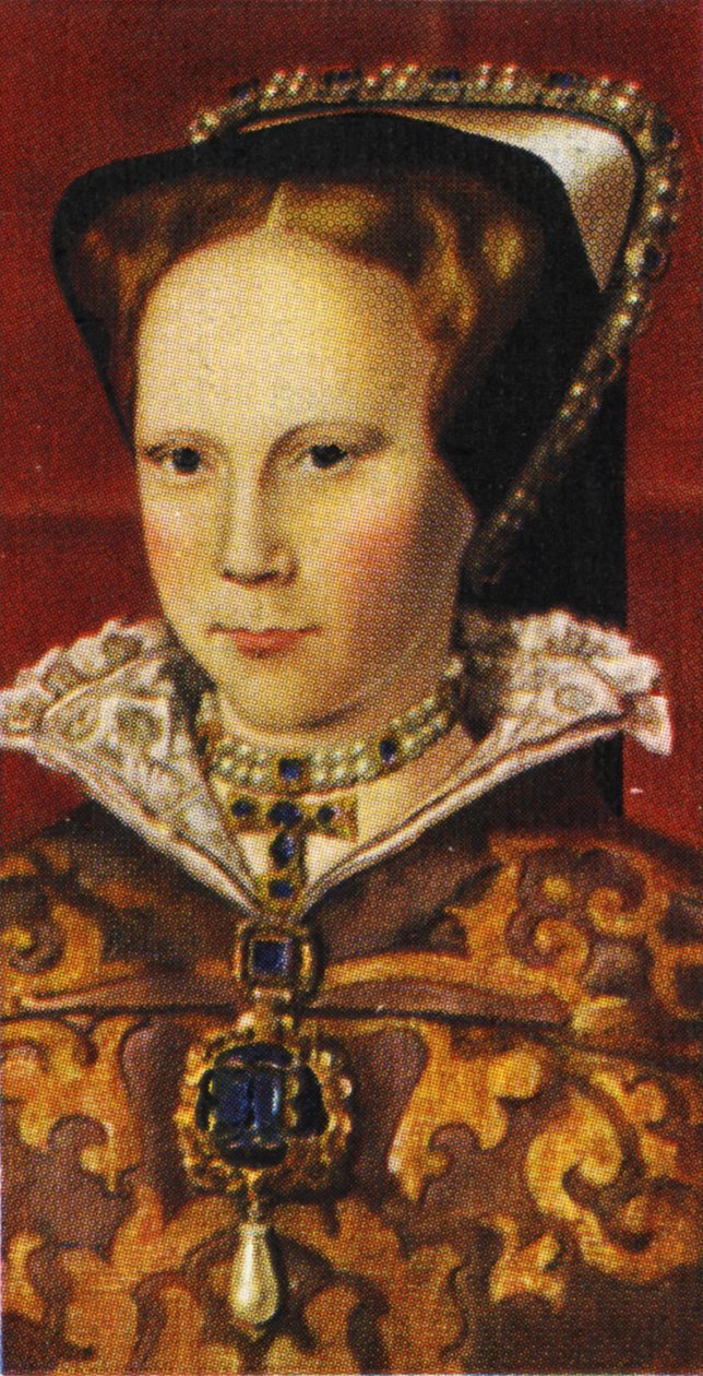 I. Mária királynő (nyomtatás) alkotó: Hans (after) Holbein the Younger