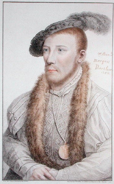 William Parr (1513-71) Northampton márkija, Francesco Bartolozzi metszet 1796 (metszet) alkotó: Hans (after) Holbein the Younger