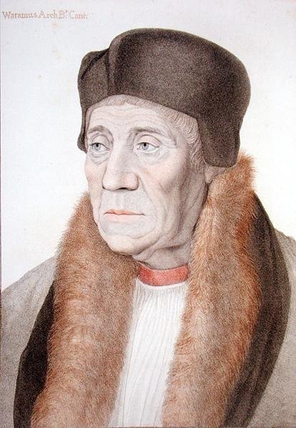 William Warham (1450-1532) Francesco Bartolozzi (1727-1815) metszete (metszet) alkotó: Hans (after) Holbein the Younger