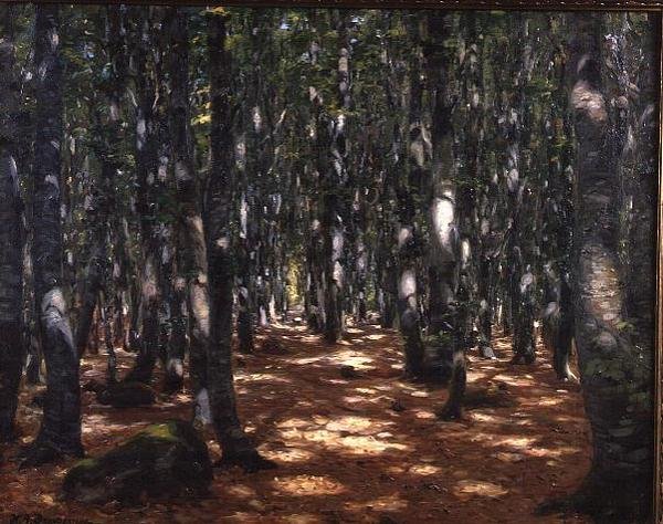 Napsütötte erdő alkotó: Hans Andersen Brendekilde