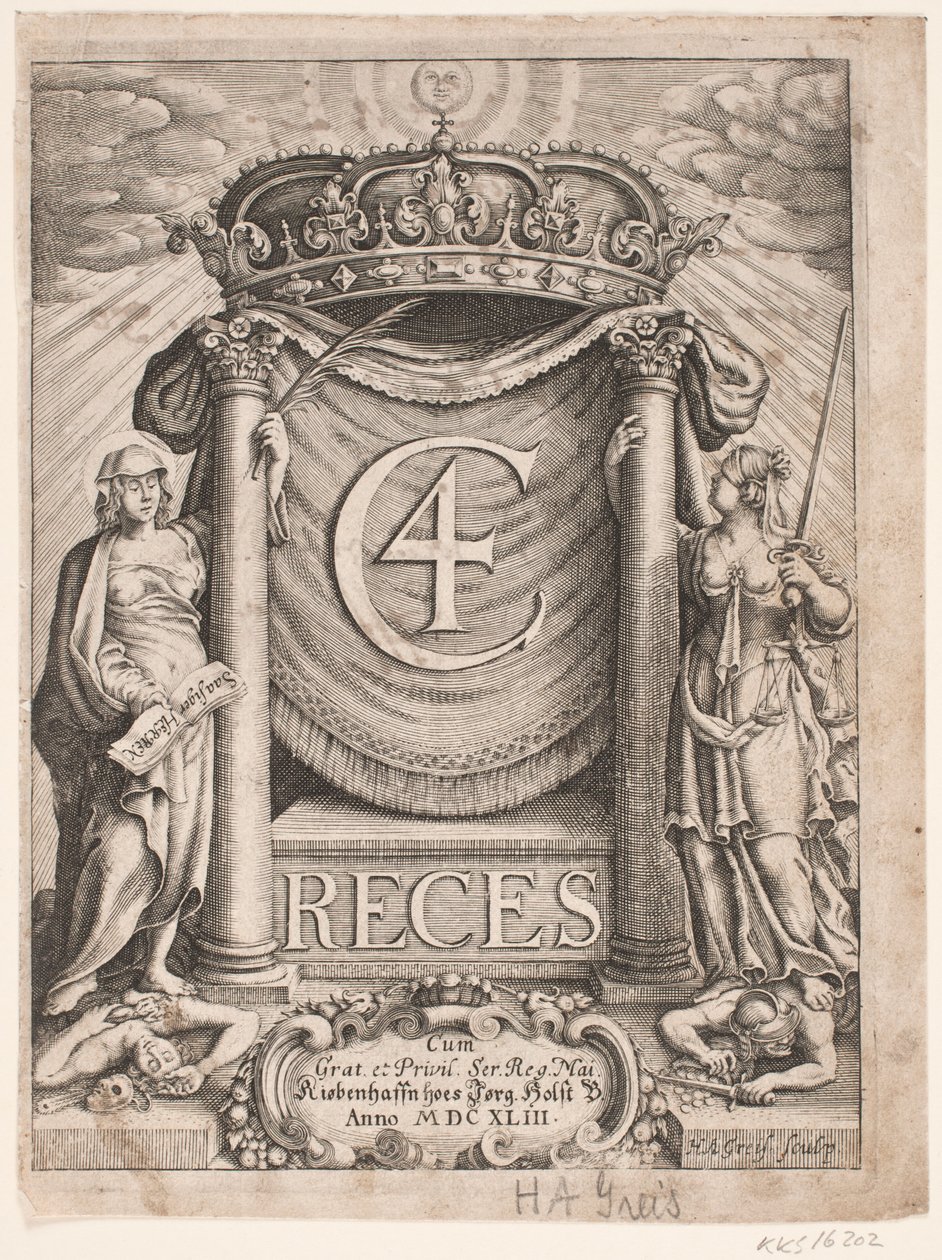 Címlap: Christian IV Reces 1643 alkotó: Hans Andreas Greys