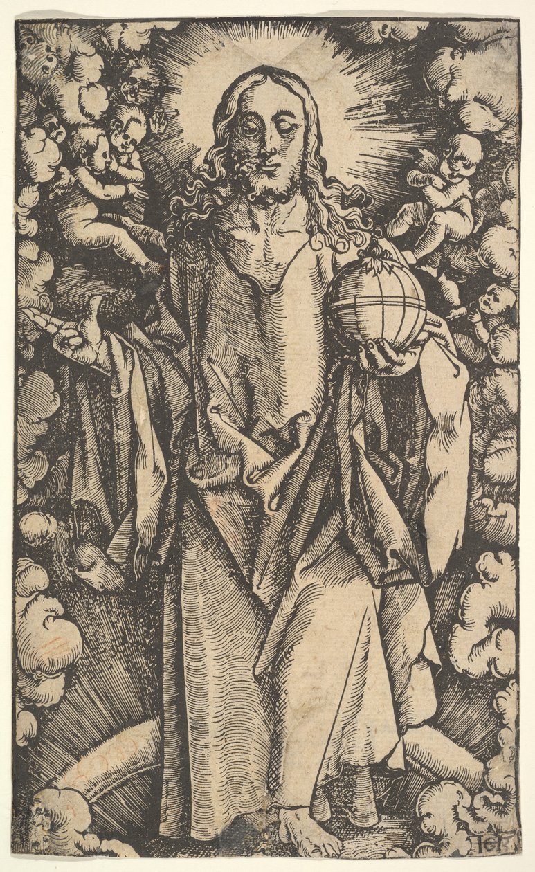 Krisztus földgömbbel, 15-16. század. alkotó: Hans Baldung
