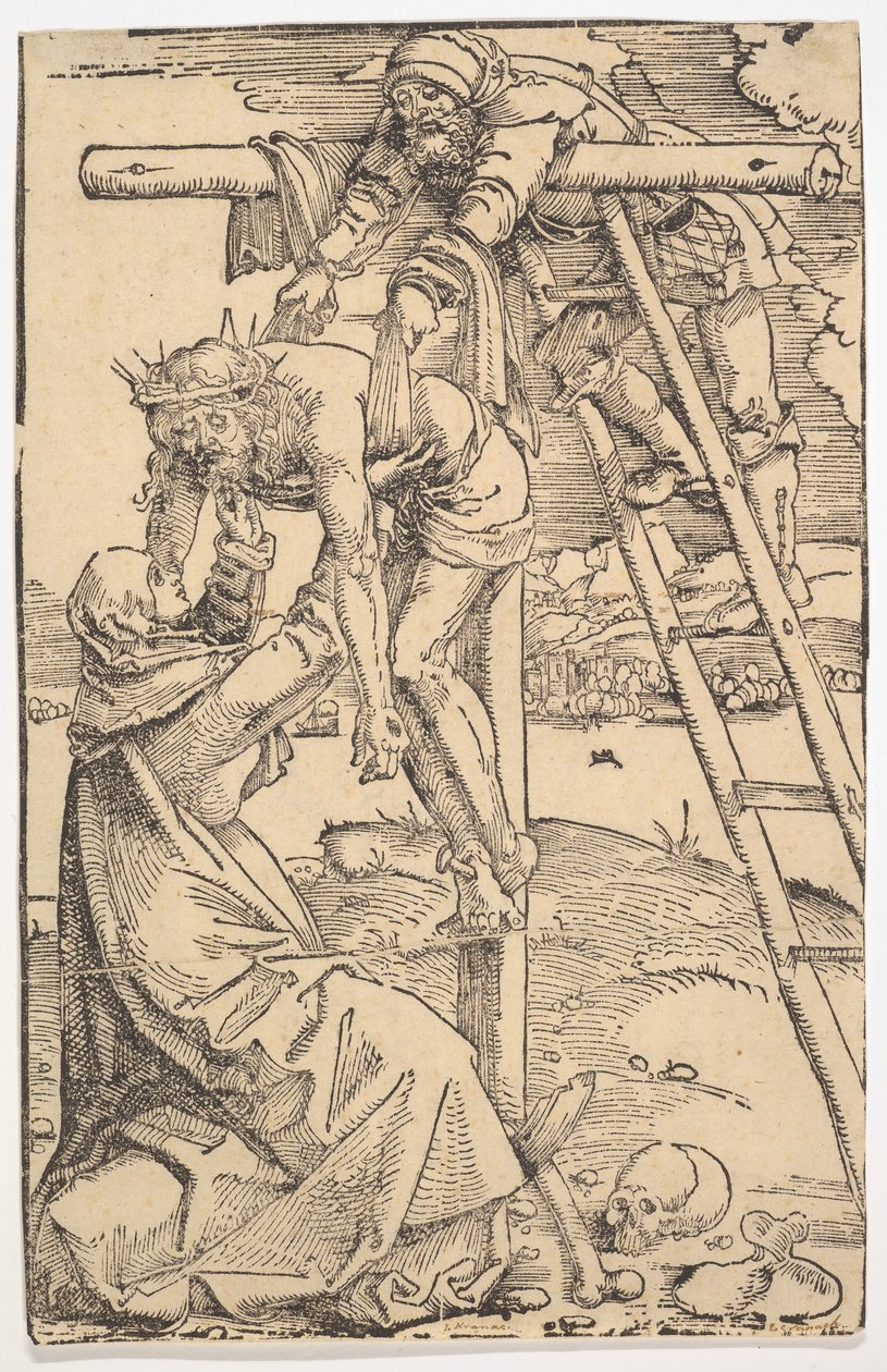 Leszállás a keresztről, 1505. alkotó: Hans Baldung