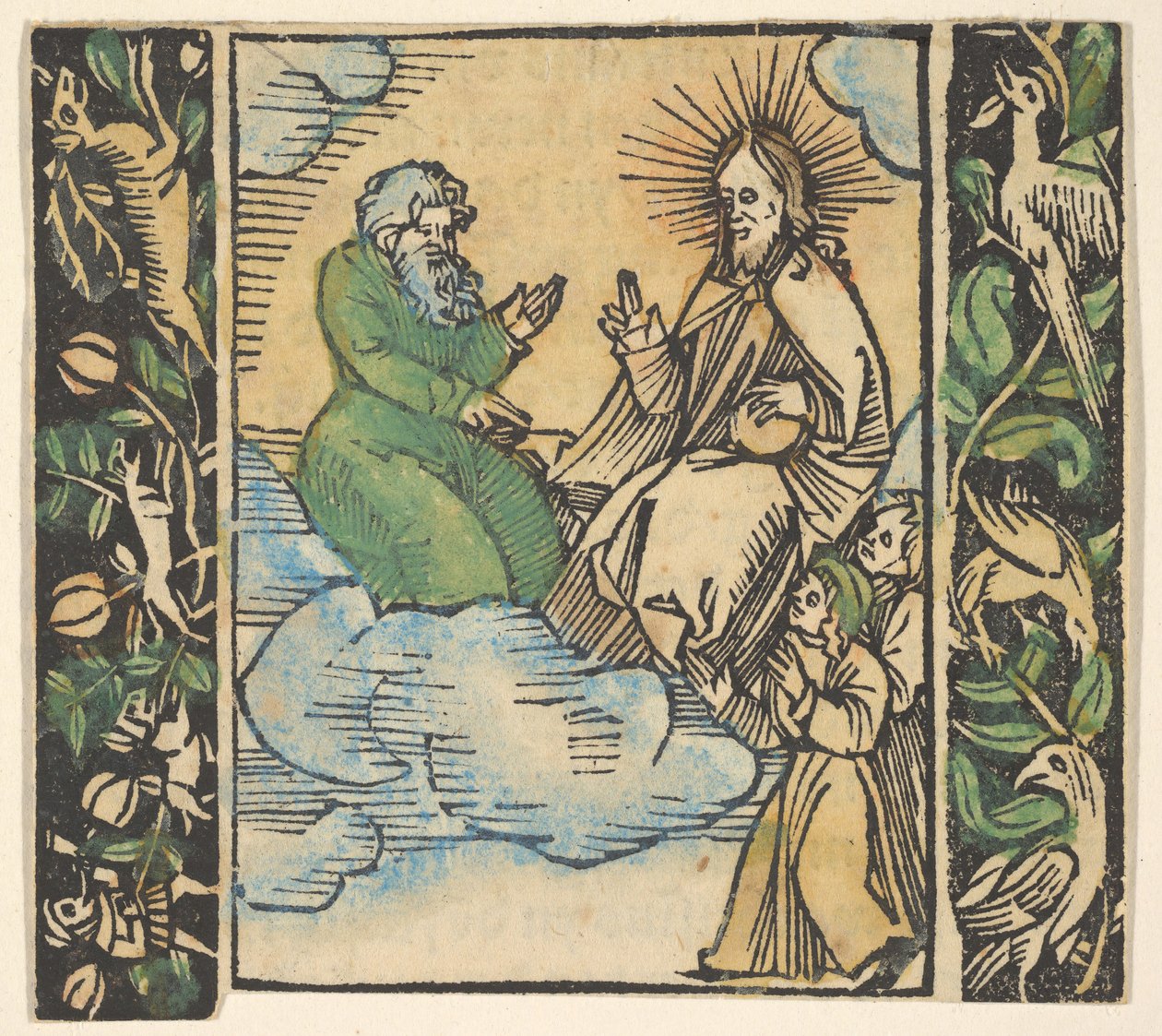 Illusztráció: Decided Gart of the Rosary Mariae. alkotó: Hans Baldung