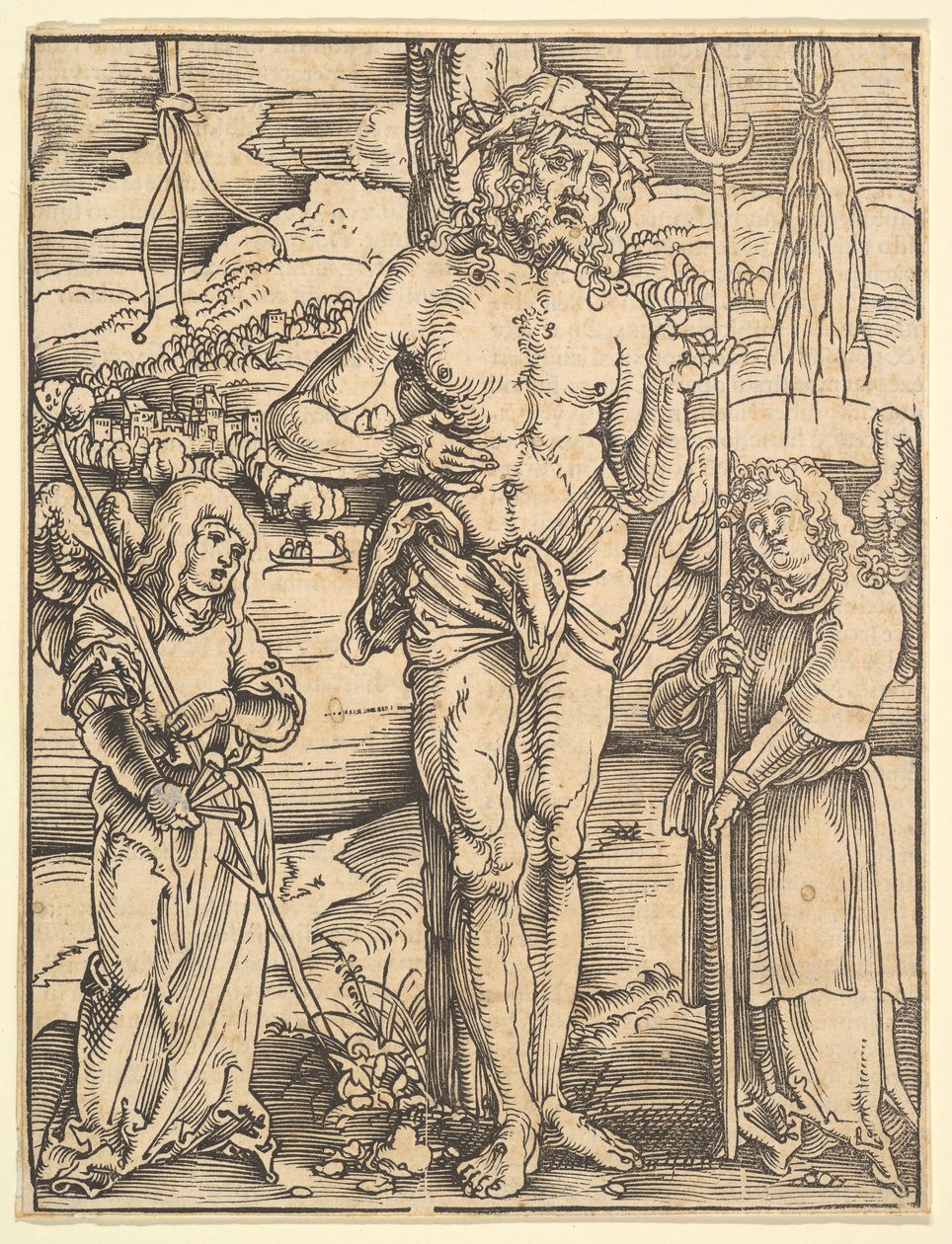 Fájdalmas ember, Urunk Jézus Krisztus szenvedésének tükréből, 1507 alkotó: Hans Baldung