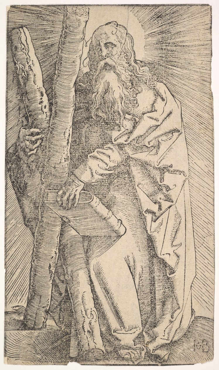 Szent András Krisztustól és az apostoloktól, 1519. alkotó: Hans Baldung
