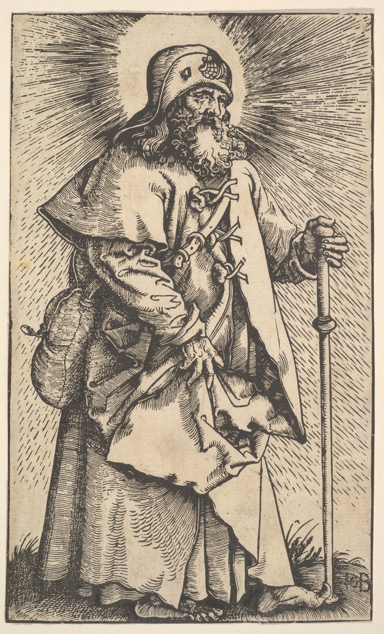 Nagyobb Szent Jakab Krisztustól és az apostoloktól, 1519. alkotó: Hans Baldung