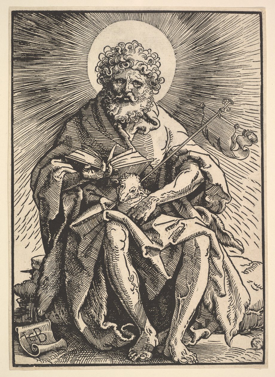 Keresztelő Szent János bárányt tartó, kb. 1517. alkotó: Hans Baldung