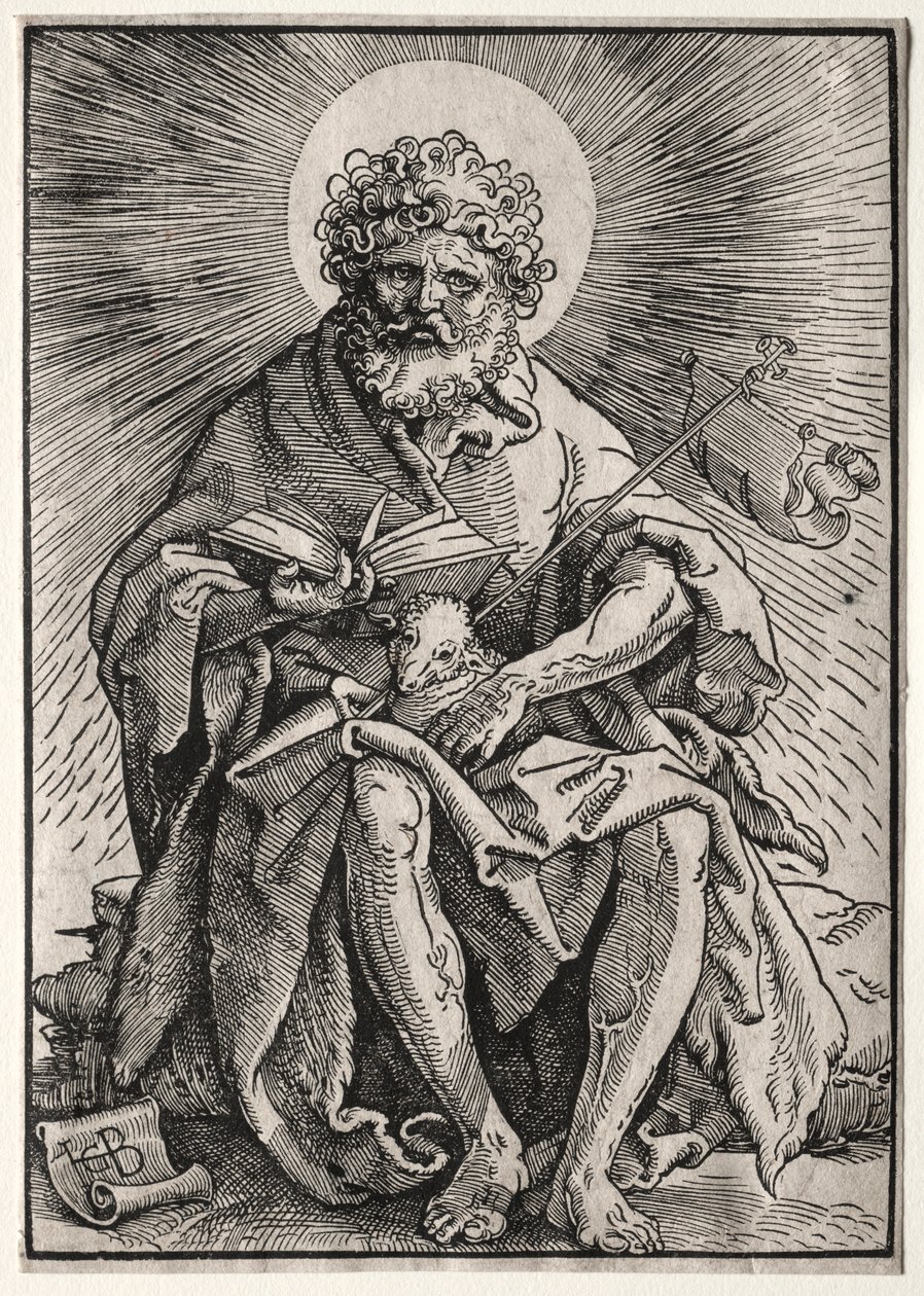 Keresztelő Szent János, kb. 1518-19. alkotó: Hans Baldung