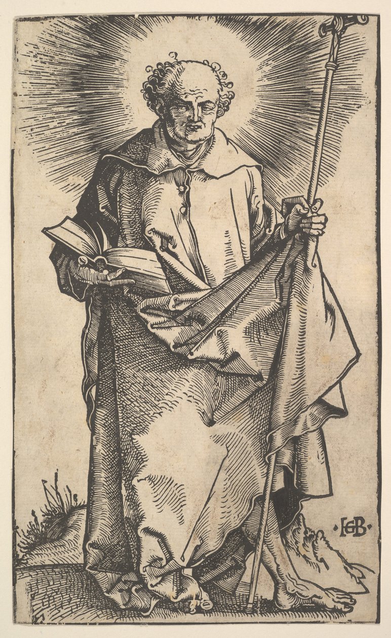 Szent Fülöp Krisztustól és az apostoloktól, 1519. alkotó: Hans Baldung