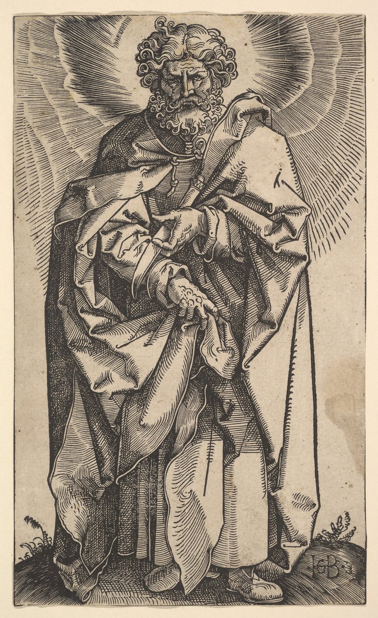 Szent Fülöp Krisztustól és az apostoloktól, 1519. alkotó: Hans Baldung