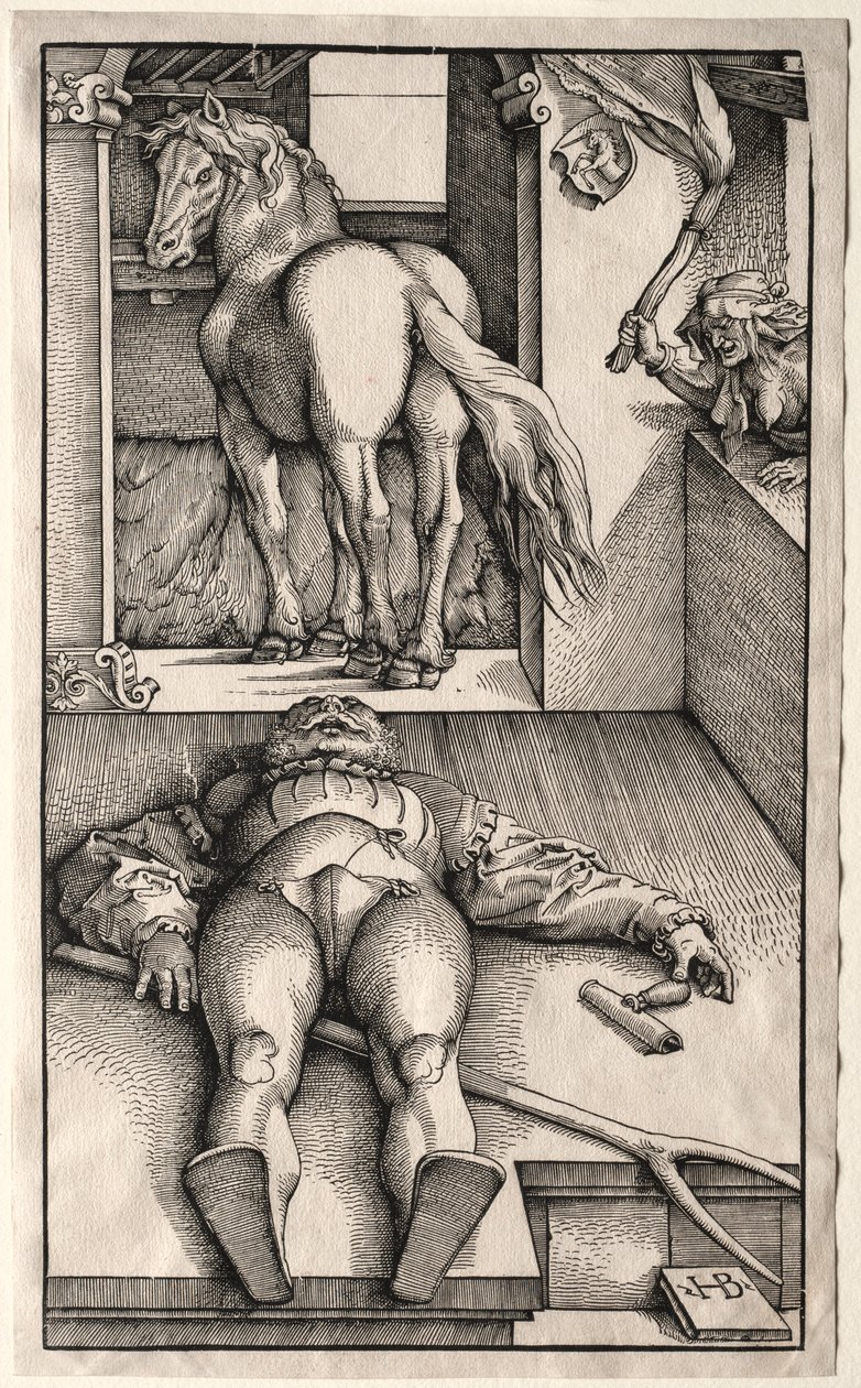 A megbabonázott vőlegény, 1544-45. alkotó: Hans Baldung