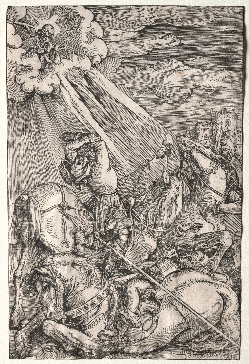 Szent Pál megtérése alkotó: Hans Baldung