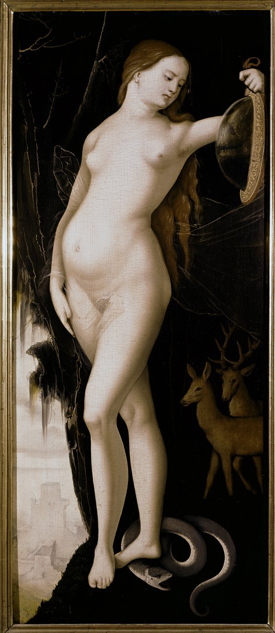 Allegorical Figure (Allegory of Prudence) alkotó: Hans Baldung Grien