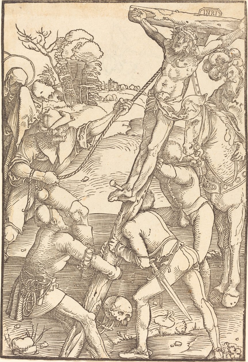 A kereszten feltámadt Krisztus alkotó: Hans Baldung Grien