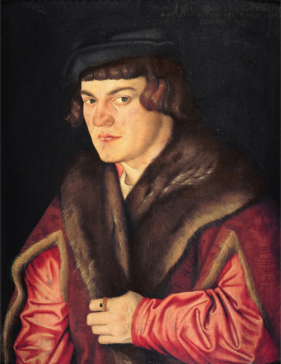 Német: Porträt eines Mannes Egy férfi portréja alkotó: Hans Baldung Grien