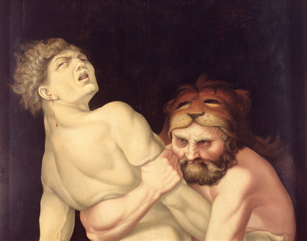 Herkules és Antaeus, 1531 (247512 részlet) alkotó: Hans Baldung Grien