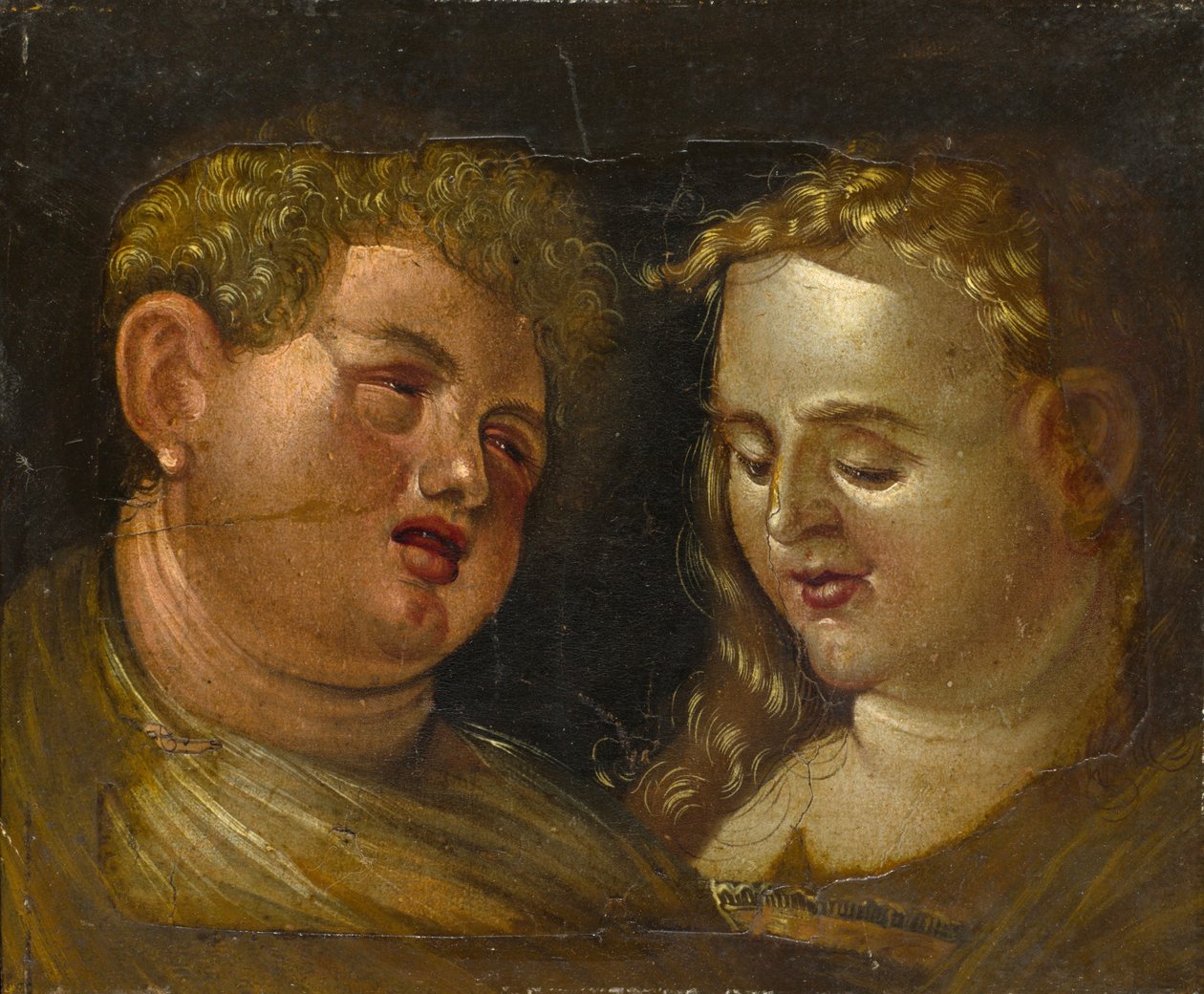 Férfi és női fej, 16. század közepe alkotó: Hans Baldung Grien