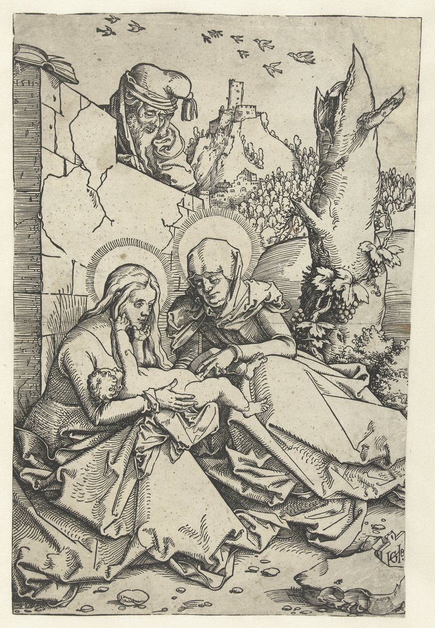 Mária és gyermeke Annával és Józseffel Anna te Drieën és Joseph alkotó: Hans Baldung Grien