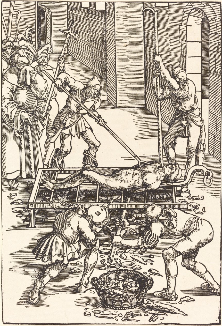 Szent Lőrinc mártíromsága alkotó: Hans Baldung Grien