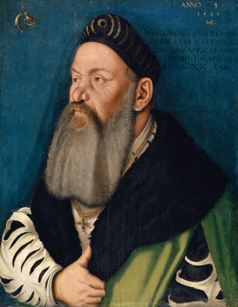 III. Adelberg-portré, Bärenfels, 1526 alkotó: Hans Baldung Grien