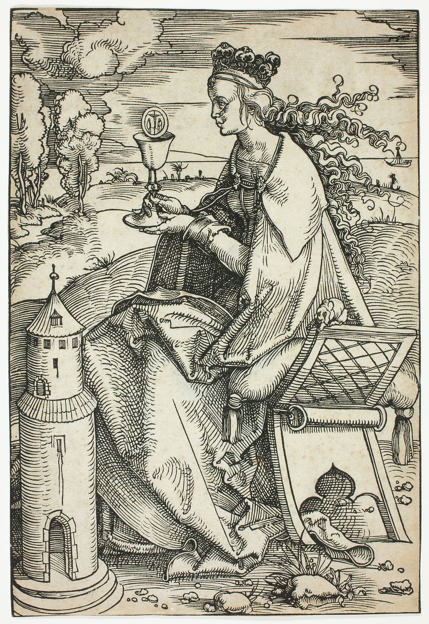 Szent Borbála alkotó: Hans Baldung Grien