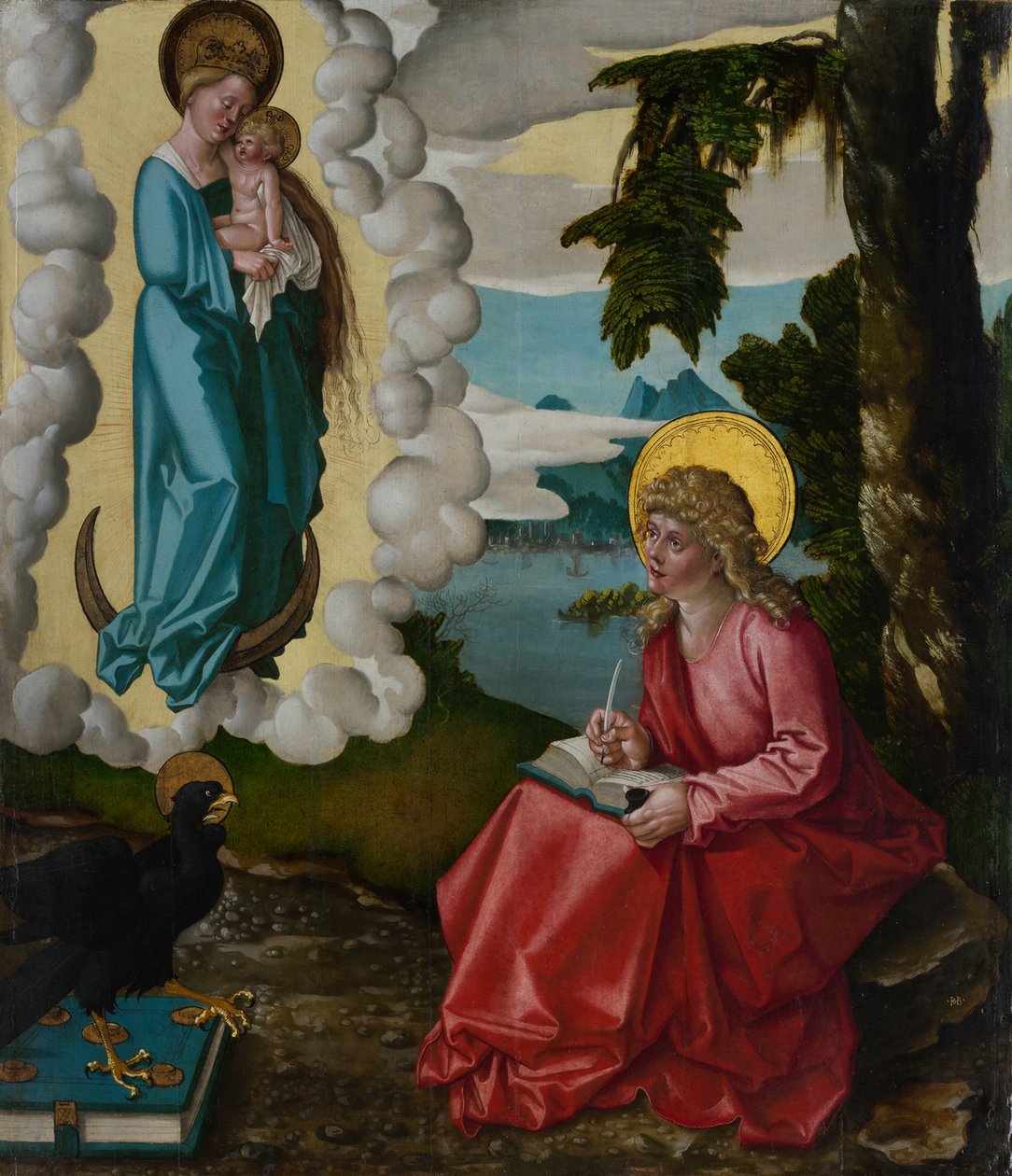 Szent János Patmoszon, 1511 körül alkotó: Hans Baldung Grien