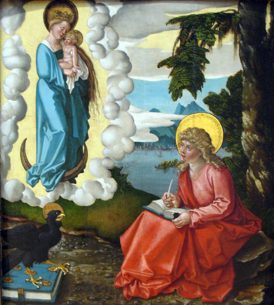 Szent János evangélista Patmoson alkotó: Hans Baldung Grien