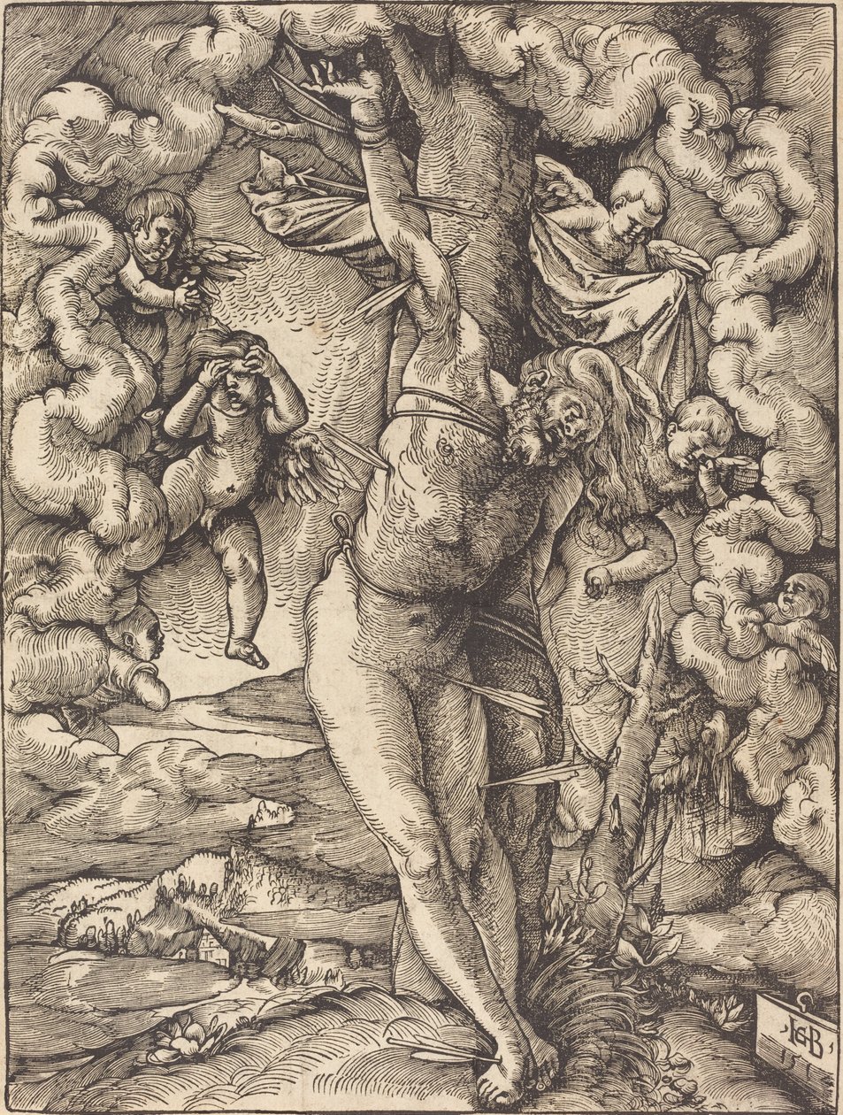 Szent Sebestyén alkotó: Hans Baldung Grien