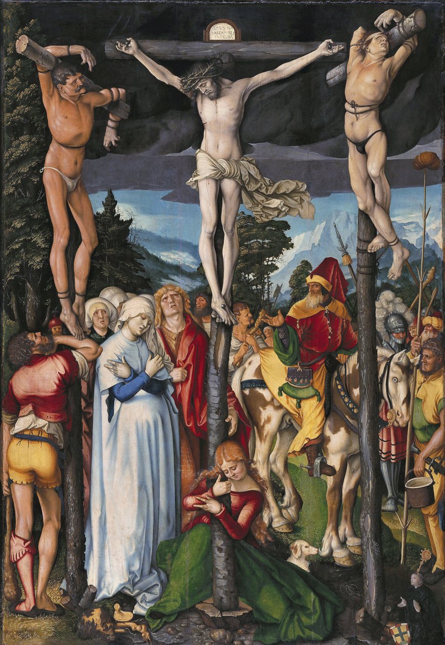 Krisztus keresztre feszítése alkotó: Hans Baldung Grien