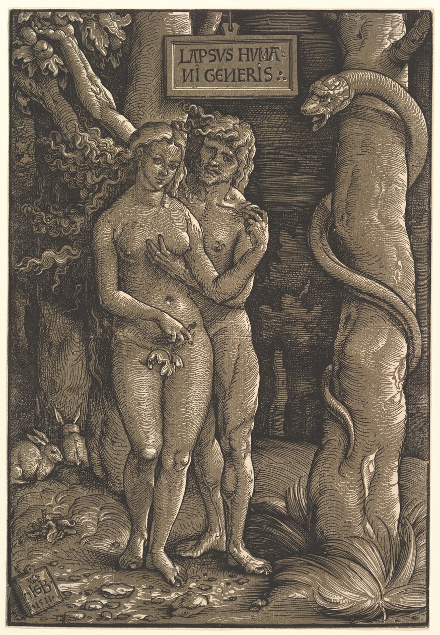Az emberiség bukása, 1511 alkotó: Hans Baldung Grien