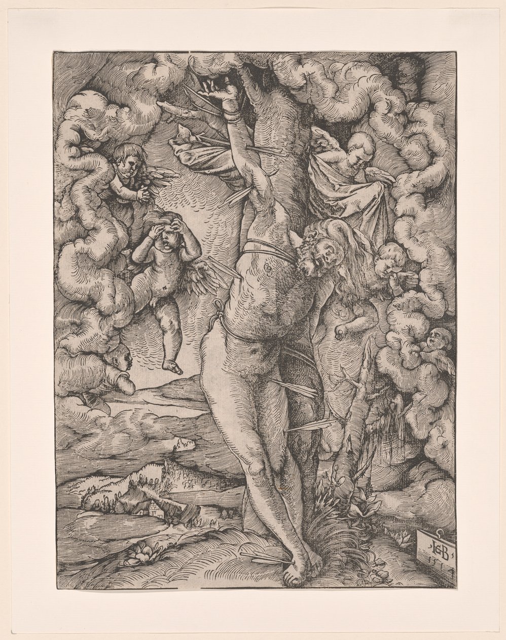 A nagy Szent Sebestyén alkotó: Hans Baldung Grien