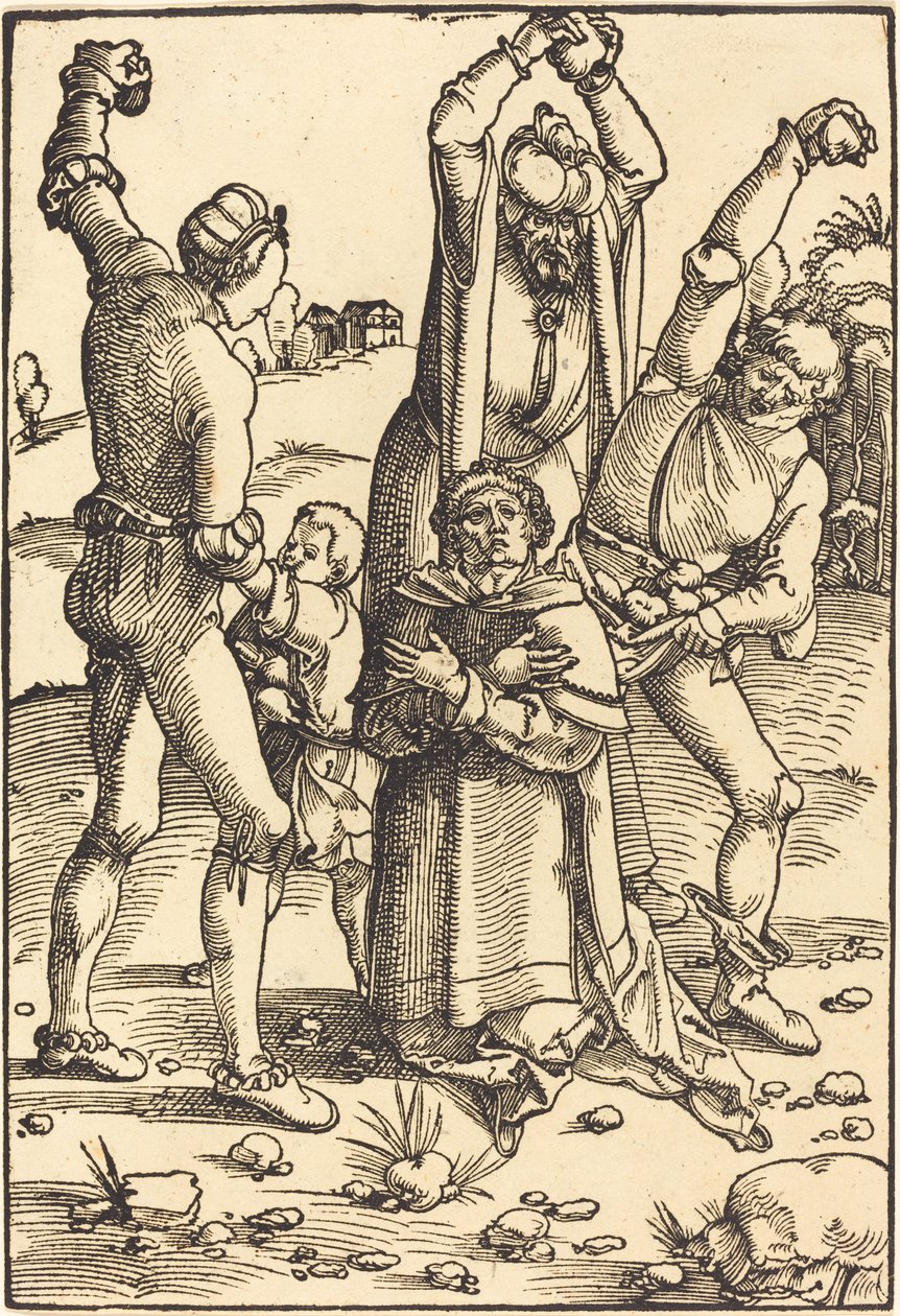 Szent István megkövezése alkotó: Hans Baldung Grien