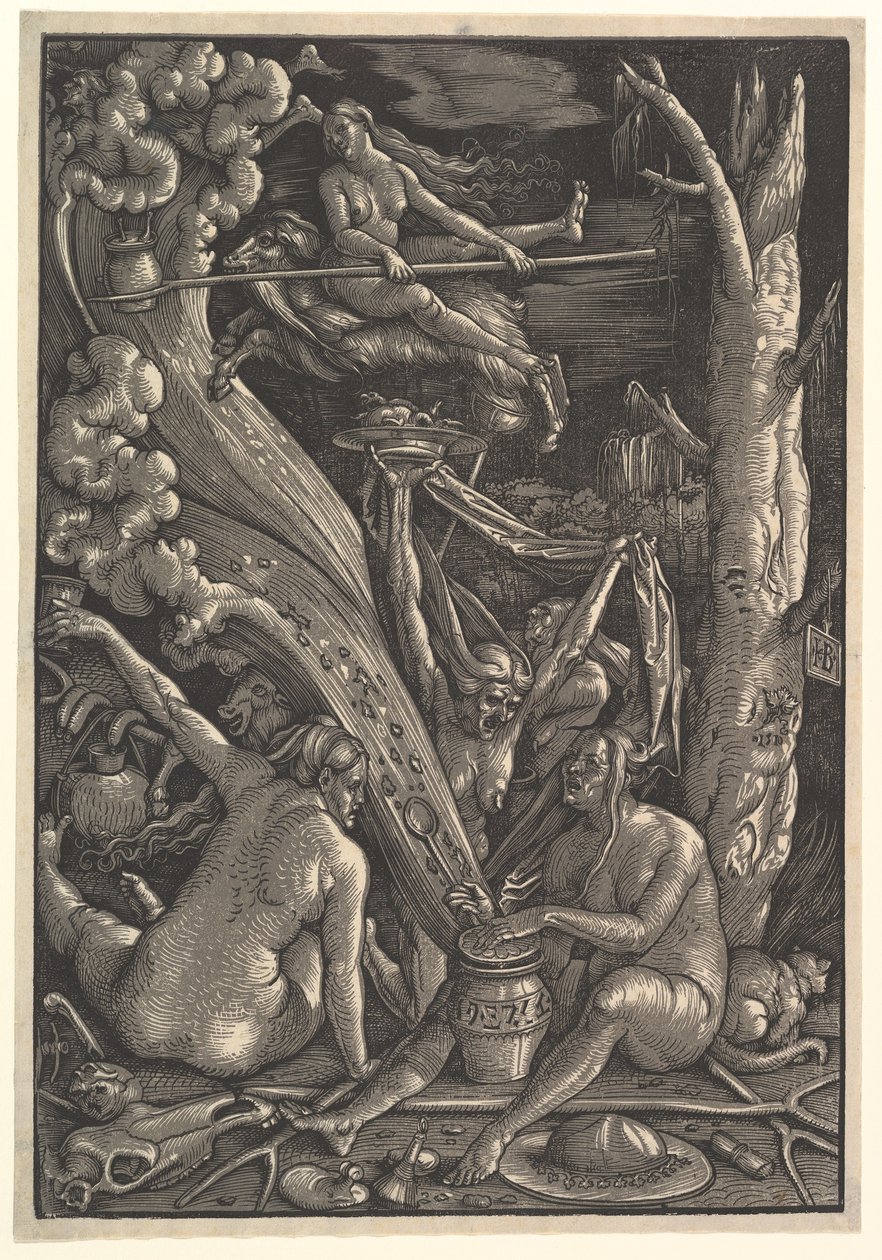 A boszorkányok, 1510 alkotó: Hans Baldung Grien
