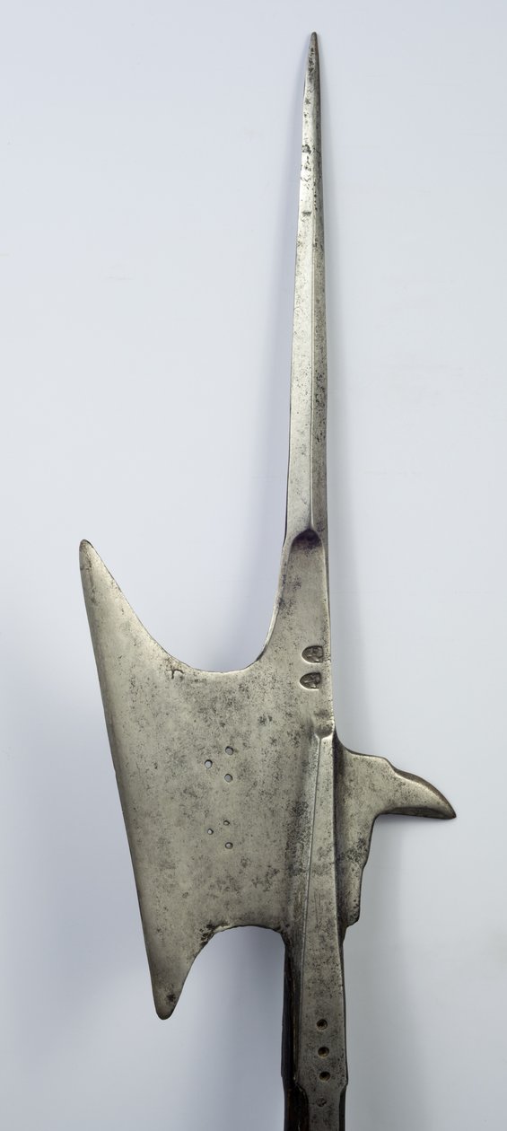 Alabárd, 1600-25 körül (acél és fa) alkotó: Hans Balthasar Bodmer