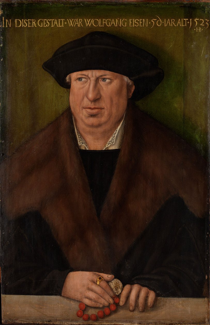 Wolfgang Eisen portréja alkotó: Hans Brosamer