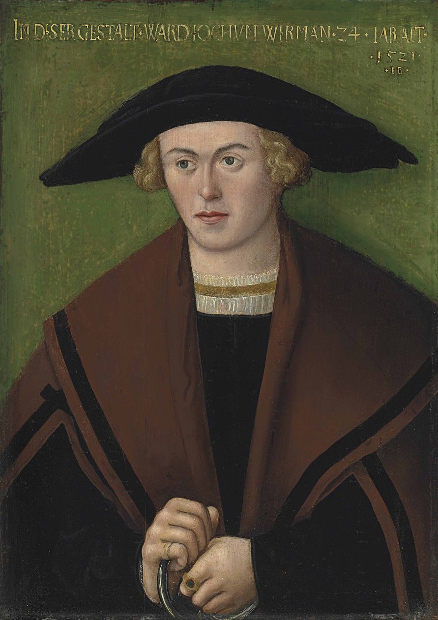Jochum Wirman portréja alkotó: Hans Brosamer