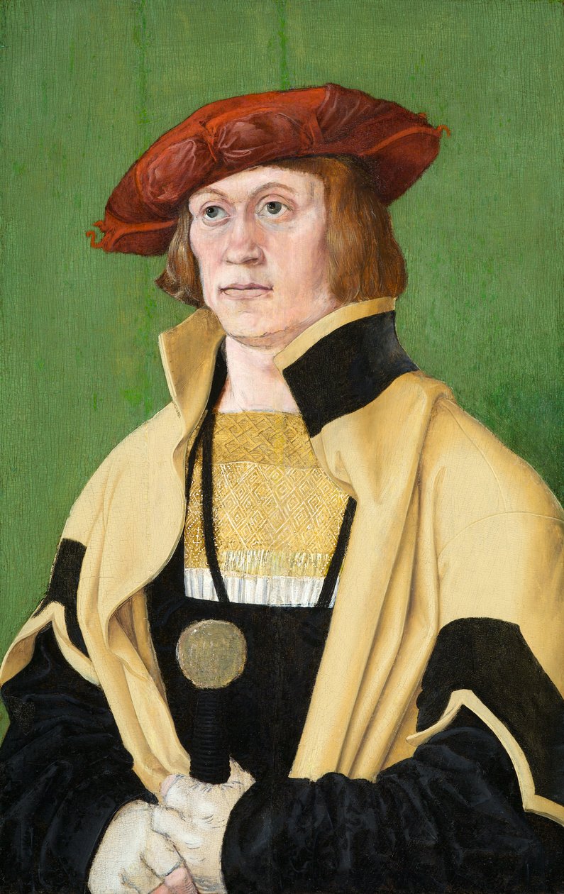 Férfi portré, 1520 körül (olaj, tábla) alkotó: Hans Brosamer
