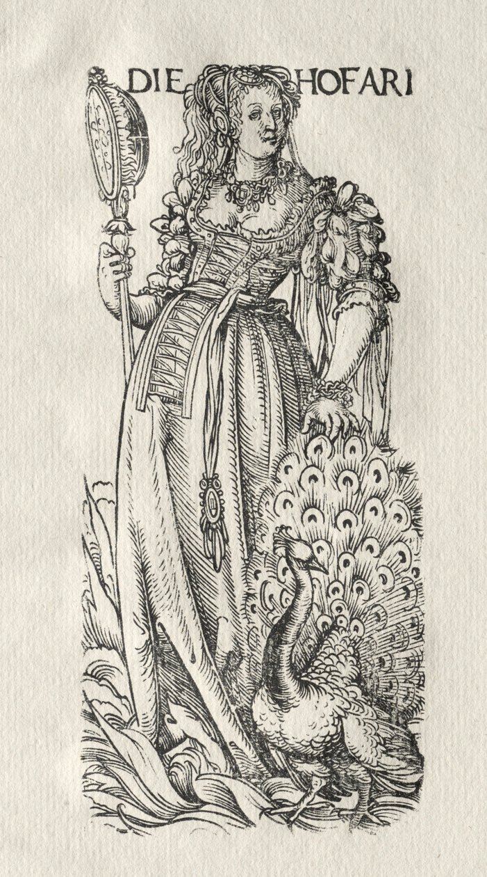 A hét bűn: Büszkeség, c. 1510. alkotó: Hans Burgkmair