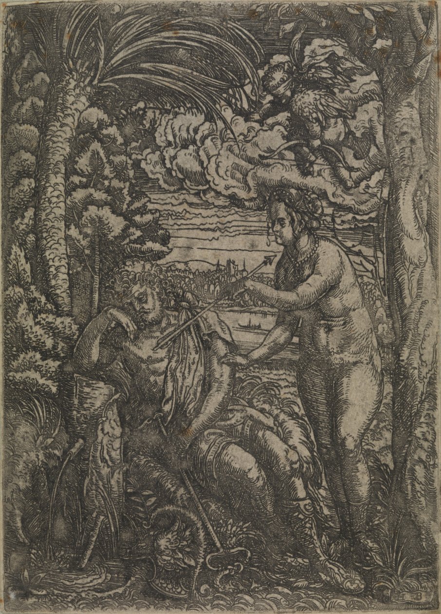 Vénusz és Merkúr alkotó: Hans Burgkmair d.Æ.
