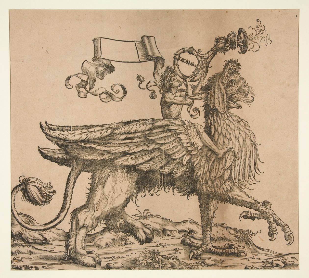 Herald (a diadal hírnöke) alkotó: Hans Burgkmair the Elder