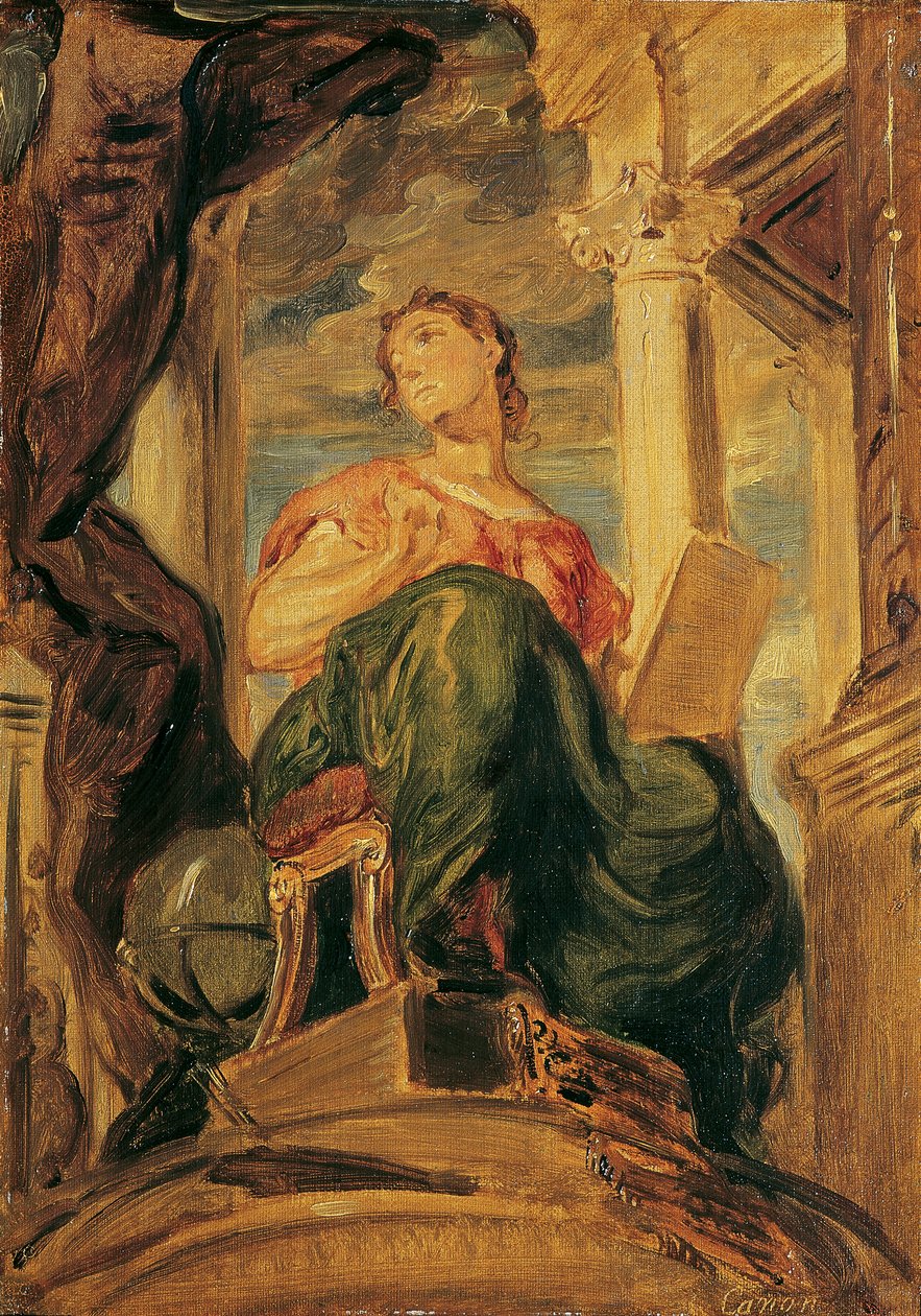 Die Muse Clio alkotó: Hans Canon