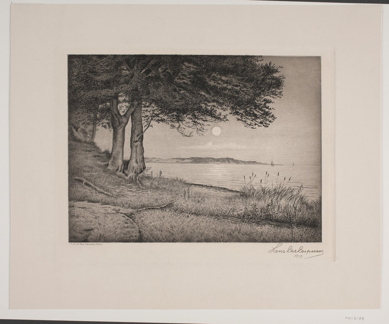 Vejle fjord alkotó: Hans Christian Gether Caspersen