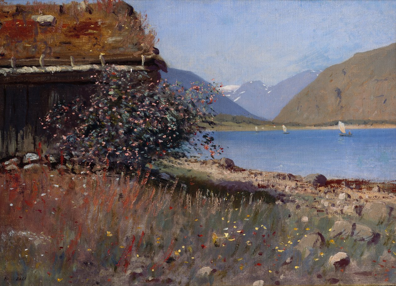 Balestrandból alkotó: Hans Dahl