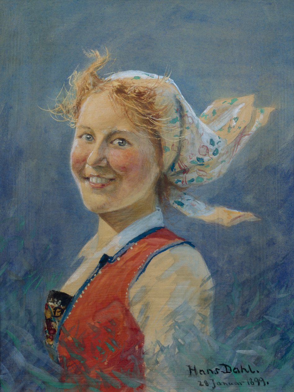 Jó hangulatban alkotó: Hans Dahl