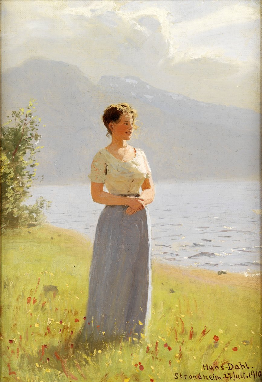 Strandheim, 1910 alkotó: Hans Dahl