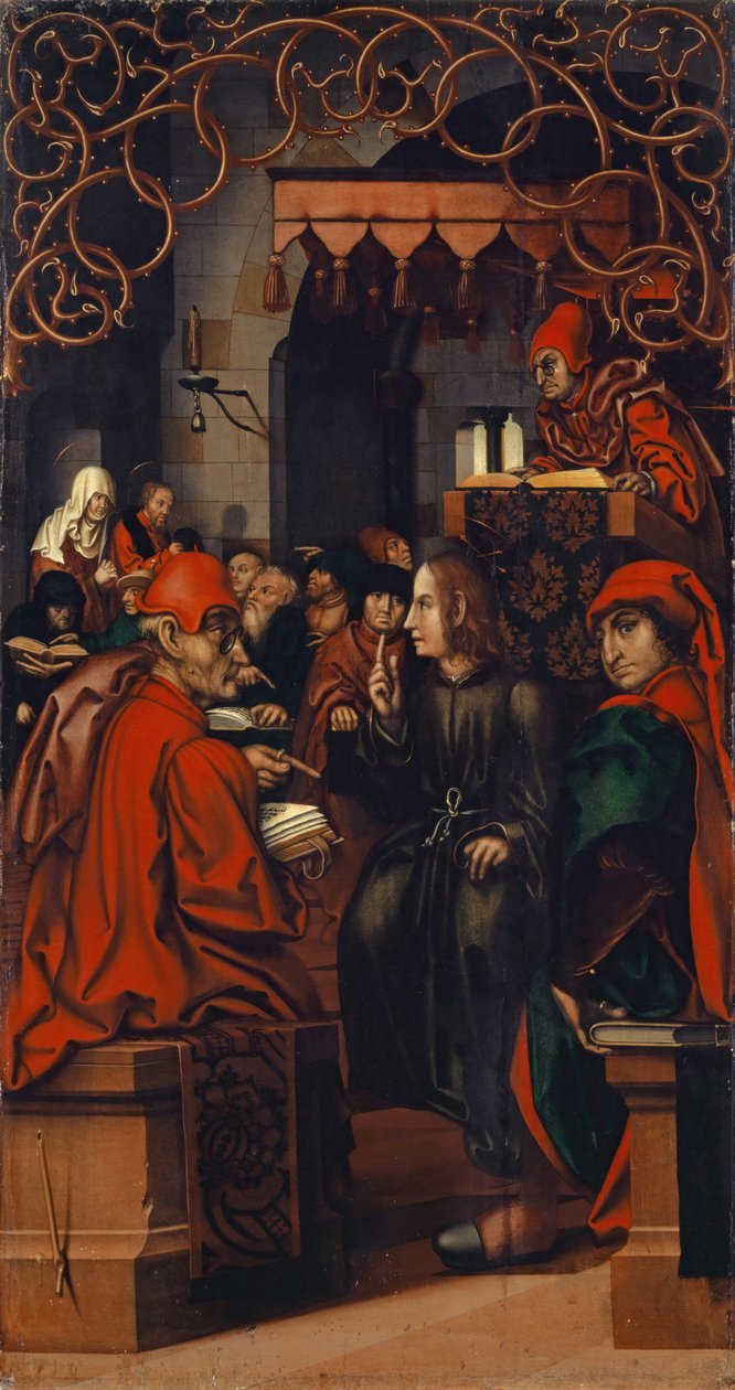 Krisztus az orvosok között, 1512 alkotó: Hans Fries