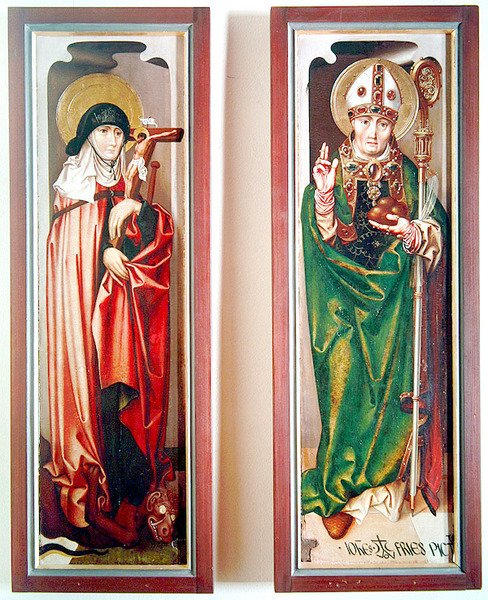 Myrai Szent Margit és Szent Miklós, 1507 körül alkotó: Hans Fries