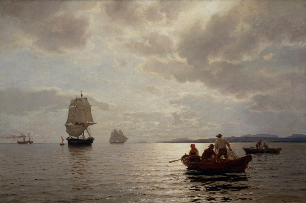 Oslofjordból alkotó: Hans Gude