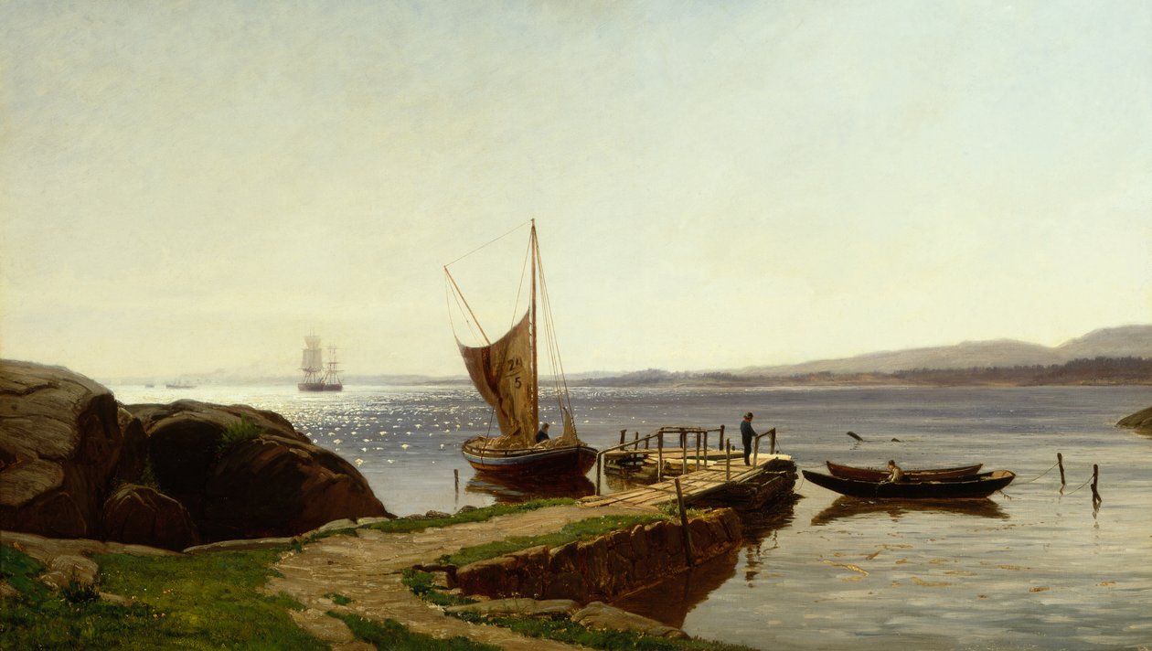 Bálnák rakpart alkotó: Hans Gude